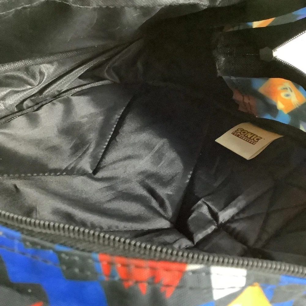 Sonic The Hedgehog 3D Molded Backpack Black & Red‎
